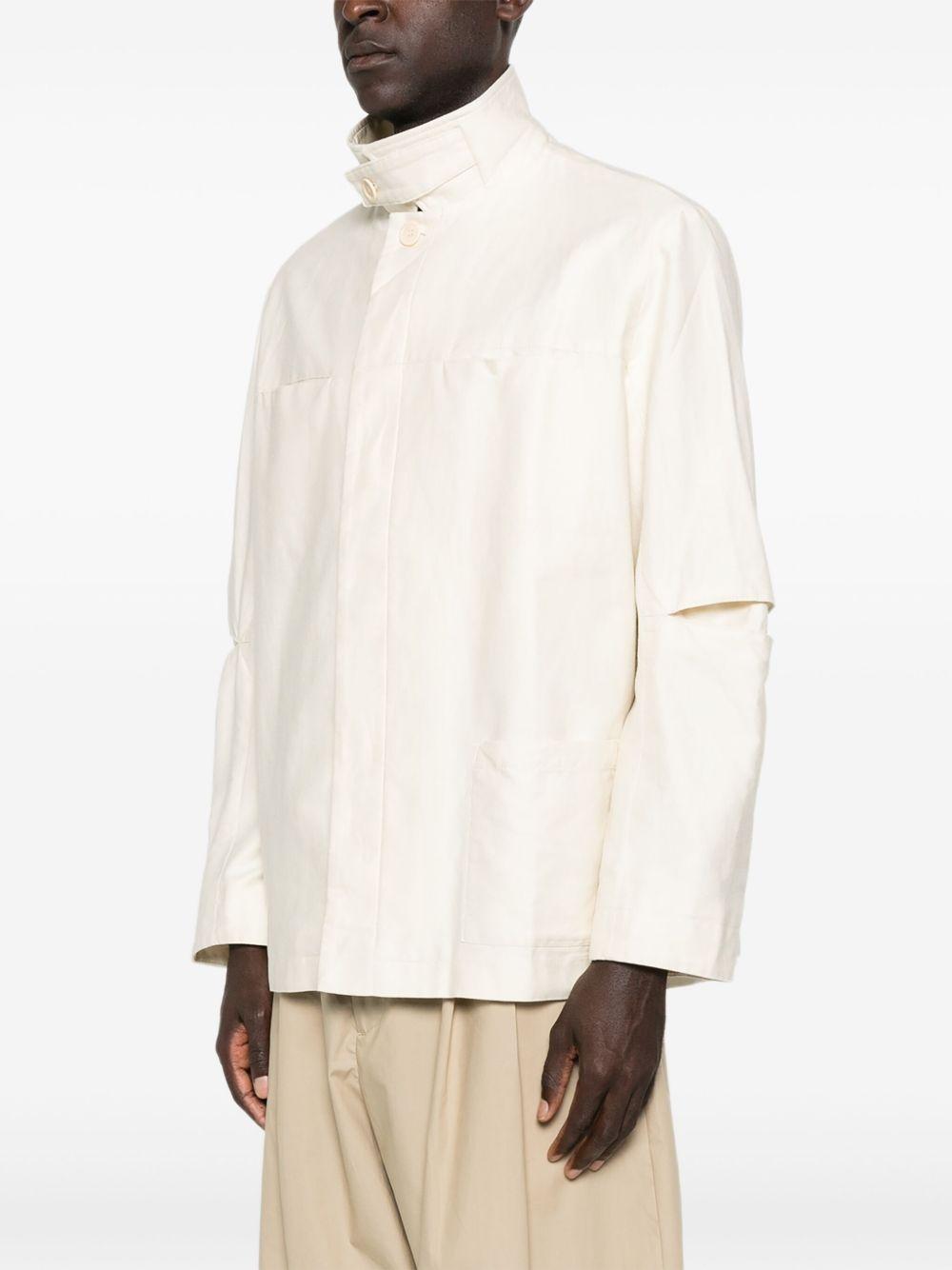 Giacca-camicia con spacco in bianco Ymc - uomo 