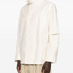 Giacca-camicia con spacco in bianco Ymc - uomo 