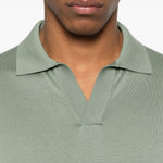 Polo con colletto in verde Lardini - uomo 