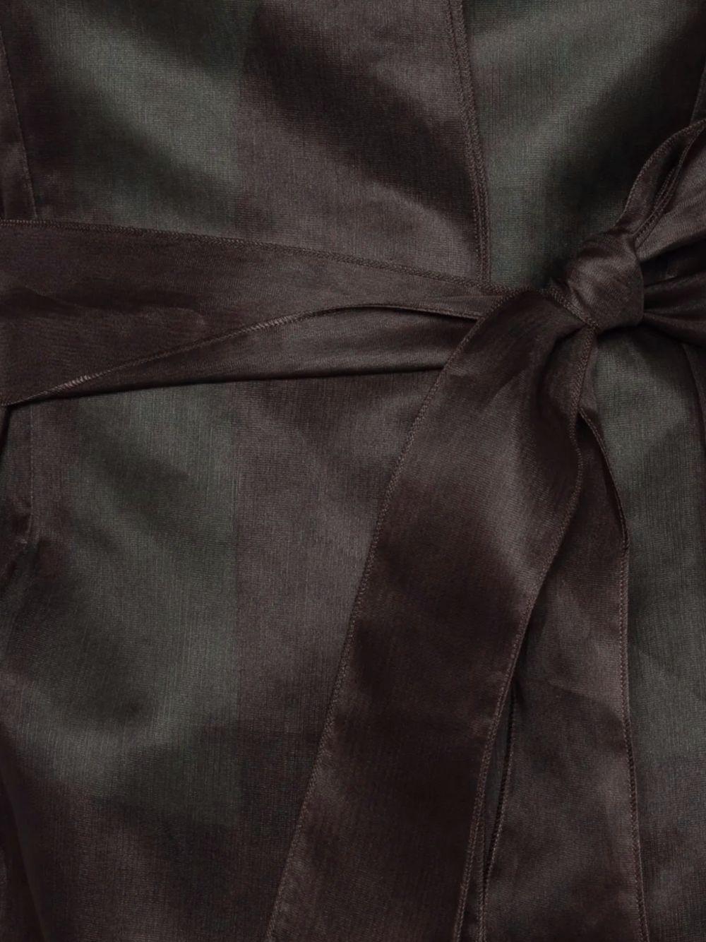 Giacca kimono in marrone scuro Antonelli - donna 