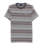 T-shirt a righe multicolore Barbour - uomo 