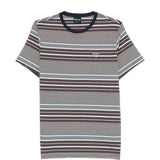 T-shirt a righe multicolore Barbour - uomo 