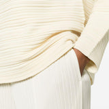 Pantaloni con pieghe in bianco Issey miyake  - donna 