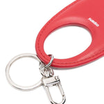 Portachiavi swipe con cornice ovale in rosso Coperni - donna 