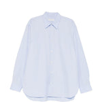 Camicia in cotone croom in blu Dries van noten - uomo 