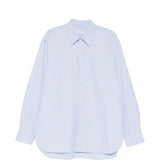Camicia in cotone croom in blu Dries van noten - uomo 