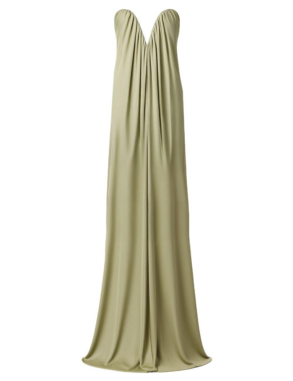 Abito lungo Olivienne in verde oliva The New Arrivals - donna 