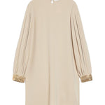Blusa con ricami quadro in beige Maxmara -donna 