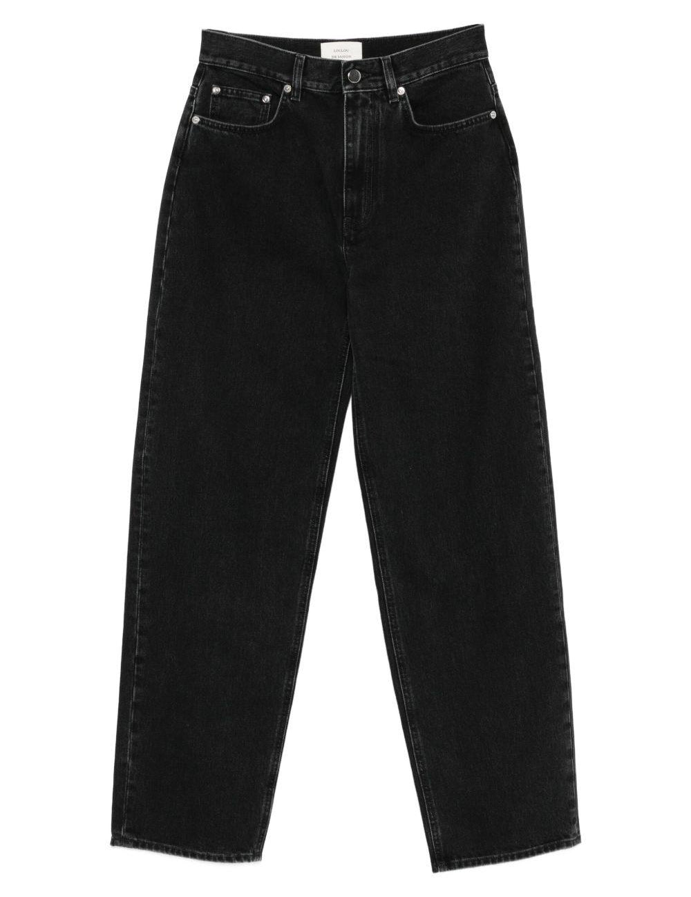 Jeans di cotone in grigio Loulou de saison - donna 