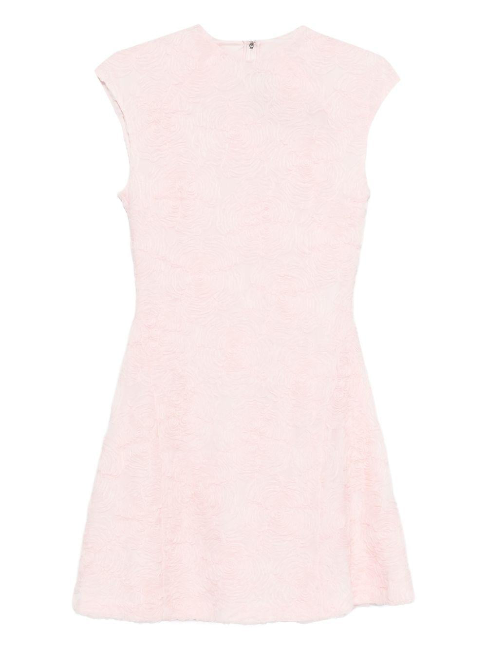 Abito corto con motivi floreali in rosa Rotate - donna 