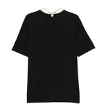 T-shirt con perle finte in nero Junya watanabe - donna 