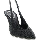 Decollete Jinny con cinturino in nero Rene caovilla - donna 