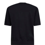 T-shirt a manica corta in nero Laneus - uomo 
