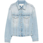 Giacca denim con tasche in azzurro ERL - uomo 