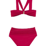 Bikini due pezzi daylight in rosso rubino Zimmermann - donna 