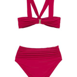 Bikini due pezzi daylight in rosso rubino Zimmermann - donna 