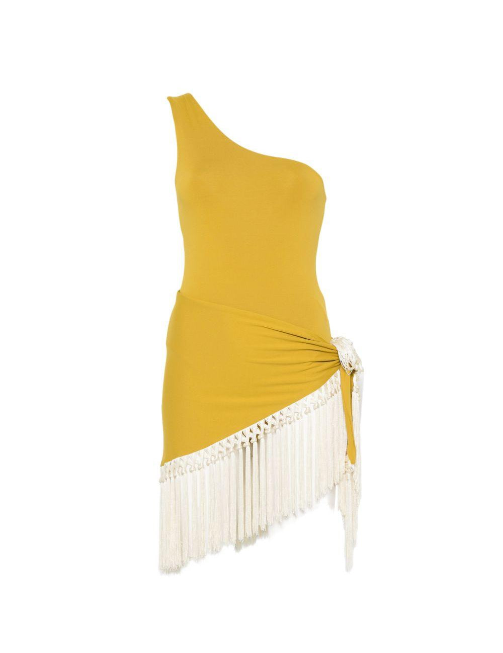 Costume intero yacare in giallo taller marmo - donna 