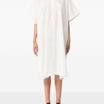 Chemisier con bottoni in bianco Mm6 maison margiela - donna 