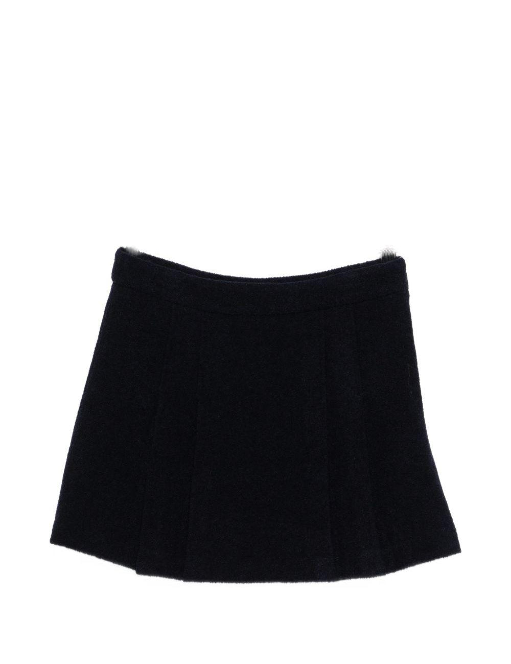 Minigonna plissé in blu Thelaurent - donna 