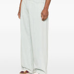 Pantaloni a gamba dritta in celeste Golden goose - uomo 