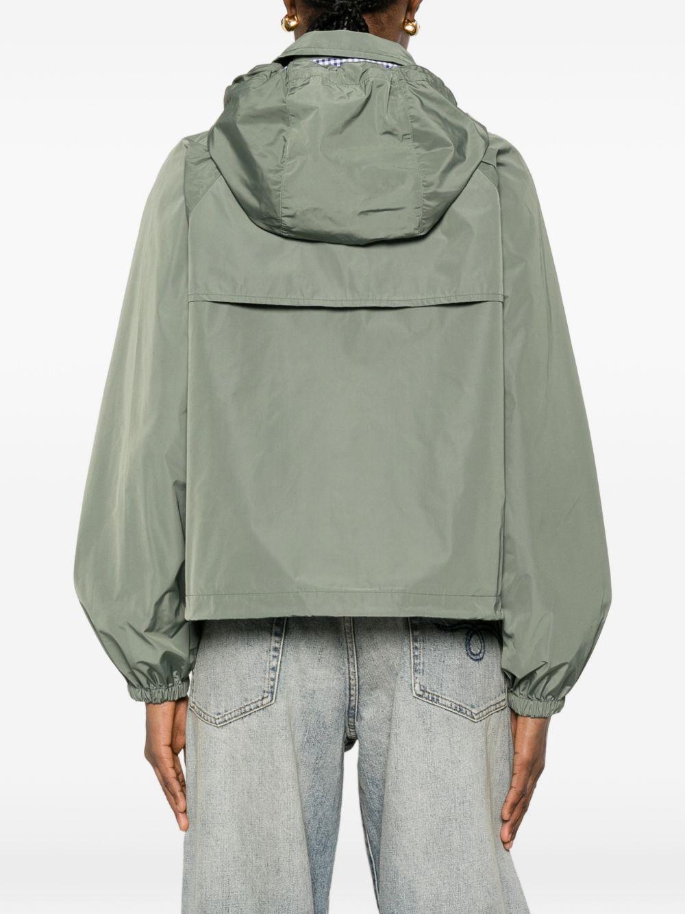 Giacca con cappuccio in verde Barbour x Paul Smith - donna 