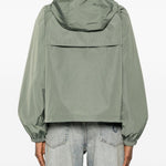Giacca con cappuccio in verde Barbour x Paul Smith - donna 