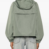 Giacca con cappuccio in verde Barbour x Paul Smith - donna 