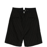 Pantaloncini gessati in nero Namacheko - uomo 