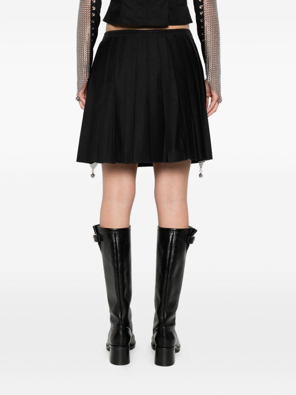 Gonna mini Titan in nero Chopova Lowena - donna 