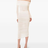 Top semi trasparente in bianco Wolford - donna 
