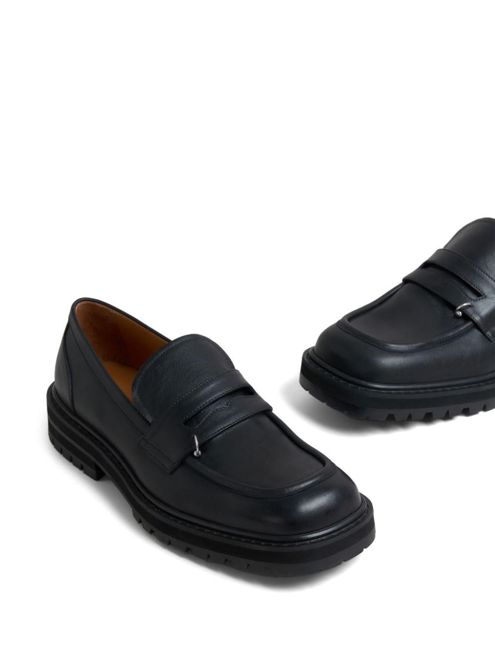Mocassini con decorazione in nero Marni - uomo 