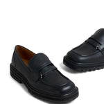Mocassini con decorazione in nero Marni - uomo 