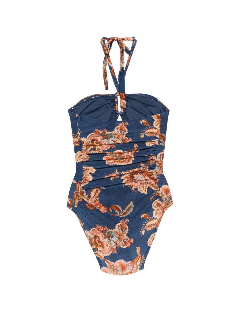 Costume Aster con stampa floreale multicolore 