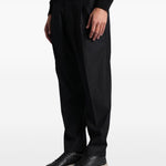Pantaloni a gamba dritta albert in nero Grayed - uomo 