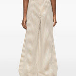 Pantaloni Ordine a righe in marrone Maxmara - donna 