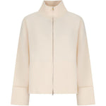 Cardigan con zip formato in bianco Maxmara - donna 