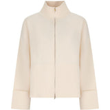 Cardigan con zip formato in bianco Maxmara - donna 