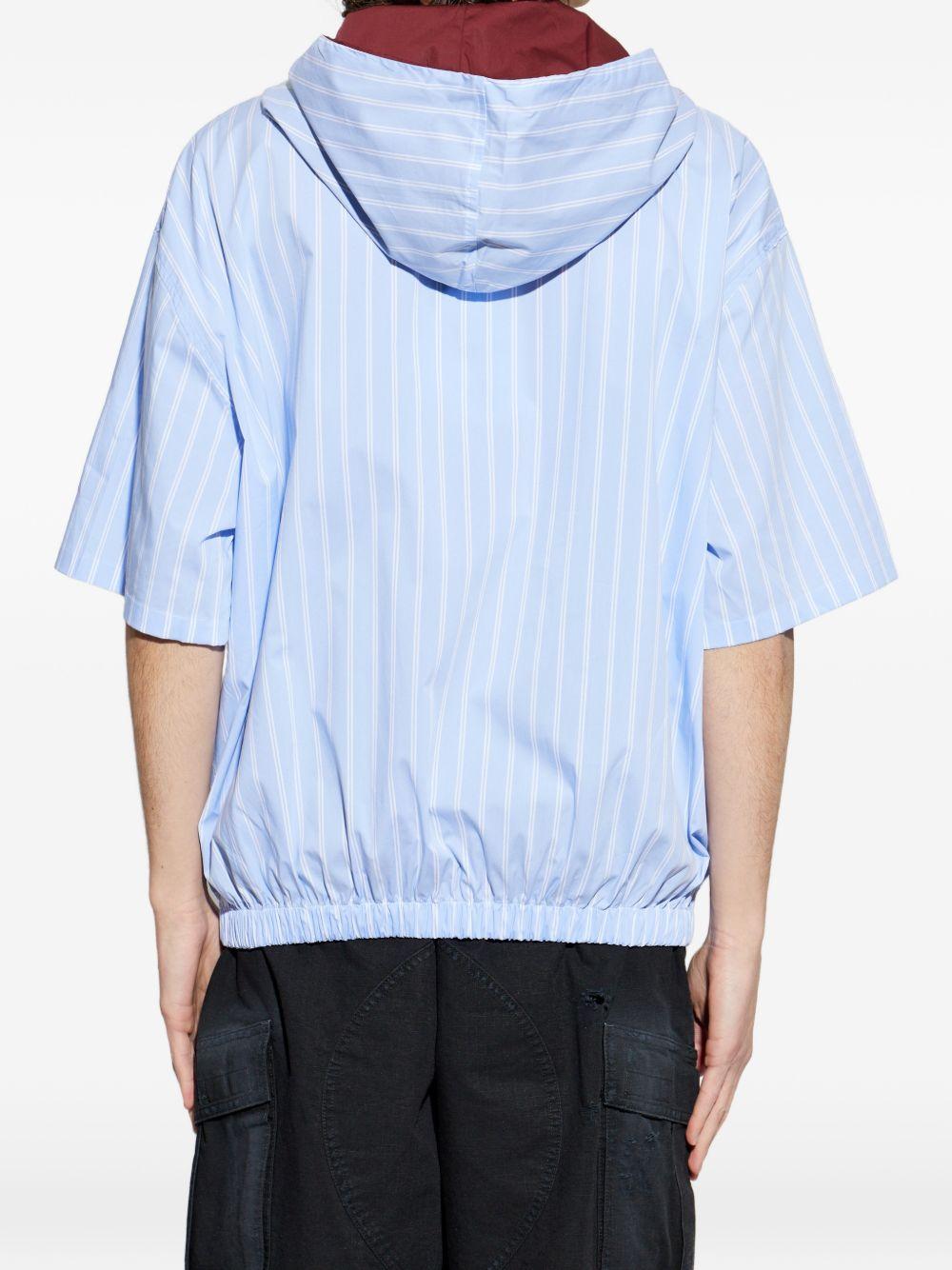 Camicia a righe in azzurro Pdf - uomo 