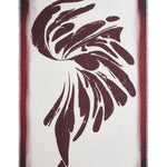 Sarong con stampa astratta in borgogna Dries van noten - uomo 