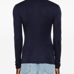 Polo a maniche lunghe in blu Entire studios - unisex 