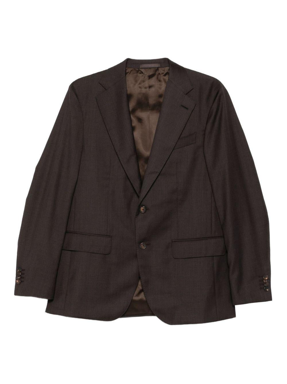 Completo monopetto in marrone Caruso - uomo 