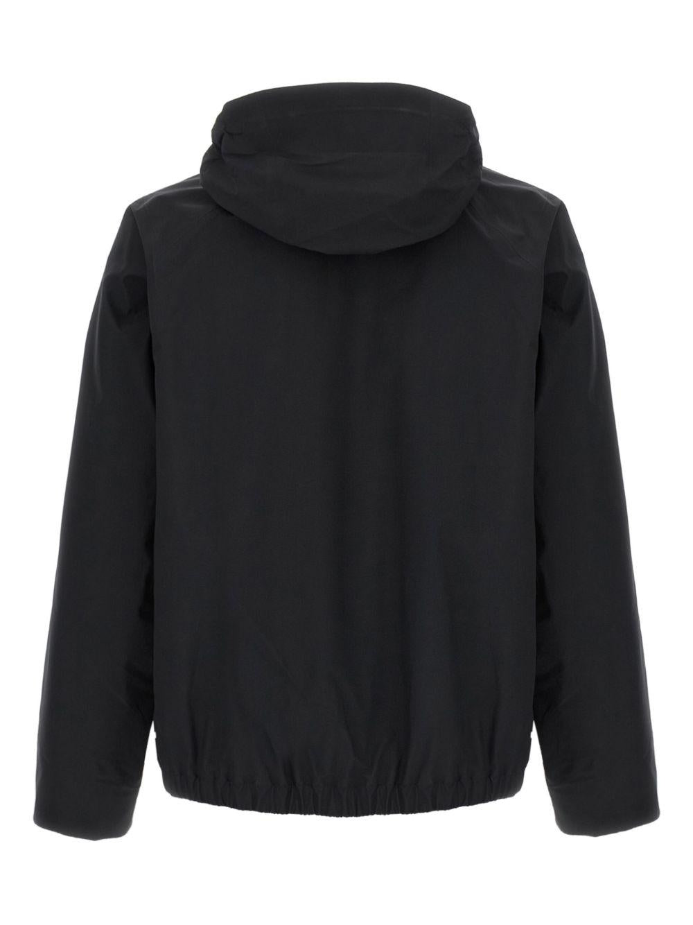 Giacca tecnica Secant con cappuccio in nero 