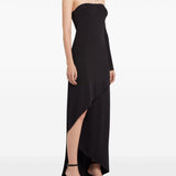 Abito midi Infinity in nero Courrèges - donna 