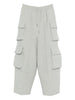 Pantaloni cargo con coulisse in grigio Feng Chen Wang - uomo