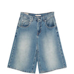 Shorts con cinque tasche in blu Levi's - donna 