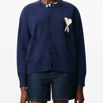 Cardigan ami de coeur in blu Ami paris - unisex 