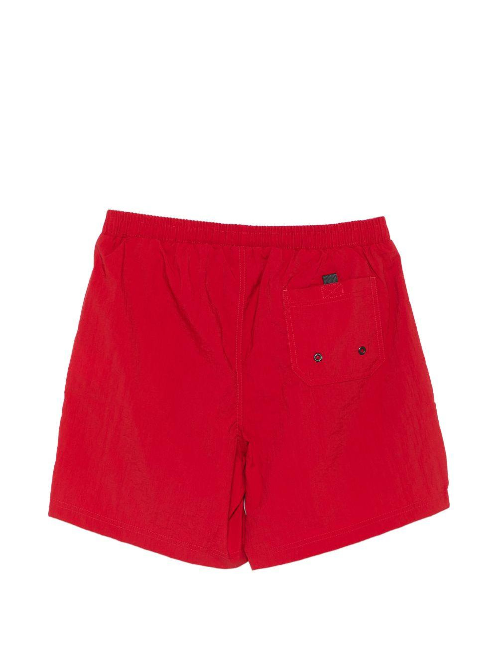 Costume da bagno con coulisse in rosso Aspesi - uomo 