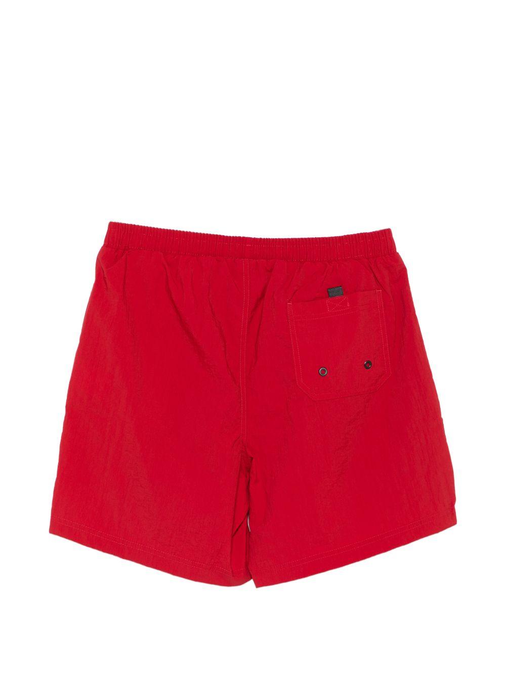 Costume da bagno con coulisse in rosso Aspesi - uomo 