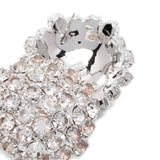 Orecchini a fiore di cristalloin argento Self-portrait - donna 