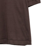 T-shirt a maniche corte in marrone Costumein - uomo 